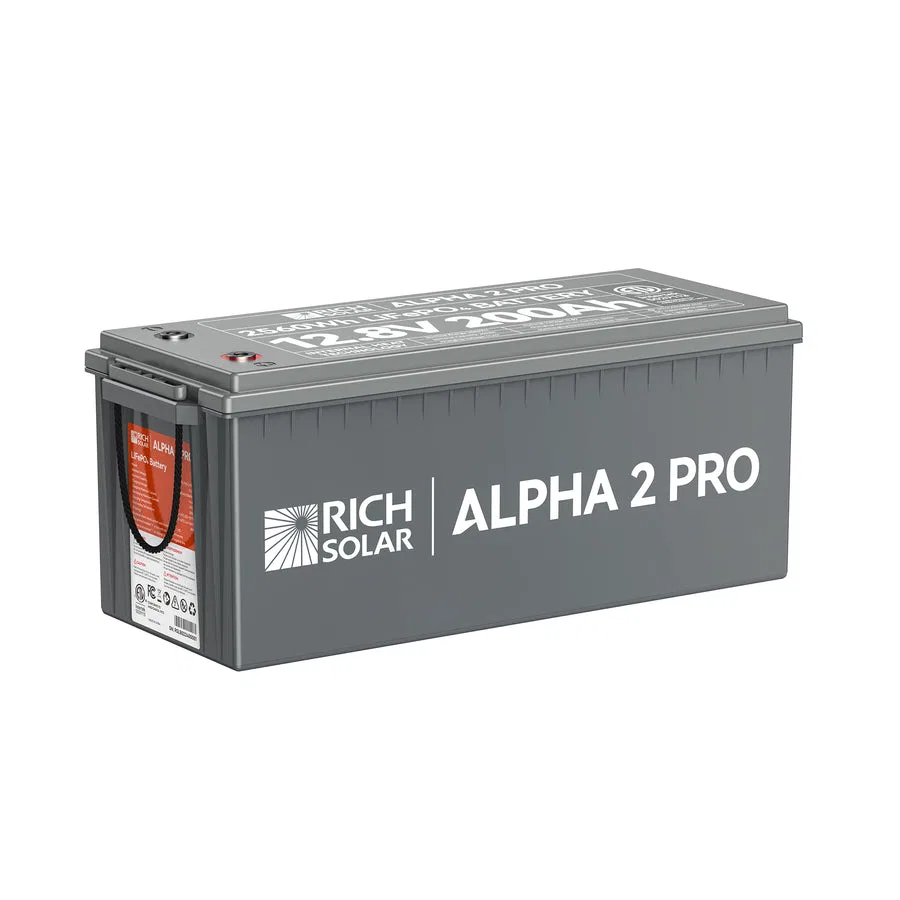 RS-B122SP – RICH SOLAR Battery, Group 31 12.8 Volt Nominal Voltage M8 Threaded Stud Top Terminal Lithium Iron Phospha...